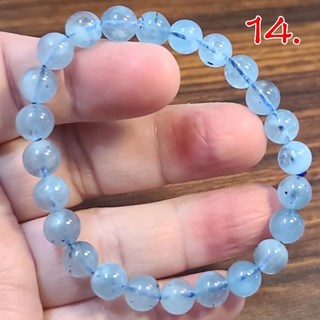 海藍寶魔鬼藍手鍊 藍色圓珠手環 7mm