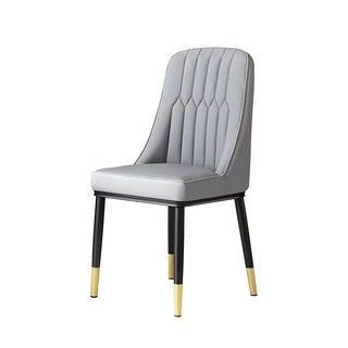 極美家居 北歐風撞色椅 餐椅, 1件, 【淺灰】高回彈海綿 久坐不塌陷, 淺灰