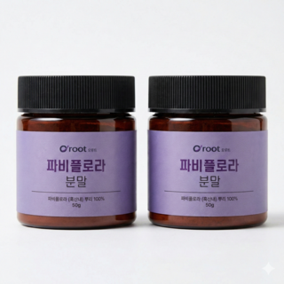 오루트 파비플로라 흑 생강 분말 태국 블랙진저 가루, 2개, 50g