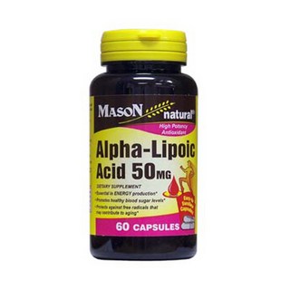 MASON natural Alpha硫辛酸保健膠囊 50mg, 60顆, 1罐