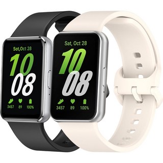 엔터콘 갤럭시핏3 실리콘 스트랩 밴드, 1. 블랙 + 스타라이트