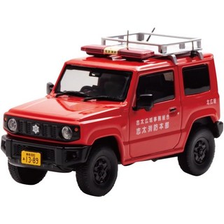 八田元氣小棧 CARNEL 1/43 鈴木Jimny XG 靜岡縣志太消防本部公關車模型, 1個