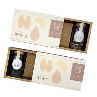 Thank You Nuts 堅果禮盒，多種口味綜合堅果，獨立包裝方便攜帶，健康美味送禮首選, 1個