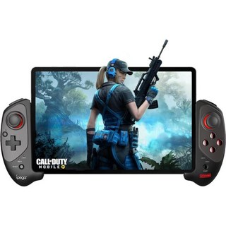 메가드림 무선 모바일 컨트롤러 iPad iPhone 141312용 게임패드 조이스틱 안드로이드 삼성 태블릿 PC MFi 인증 18시간 이상 배터리 수명 콜 오브 듀티 에이펙스, Black, 1개