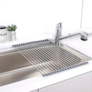 리빙해피 싱크롤 선반 18롤, 그레이, 1개