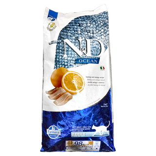 Farmina 法米納 全齡貓 OC1 天然海洋系列 無穀乾飼料, 鯡魚甜橙, 10000g, 1袋