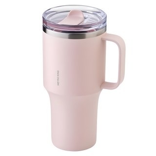 LocknLock 樂扣樂扣 Metro King手把保溫杯, 粉色, 820ml, 1個