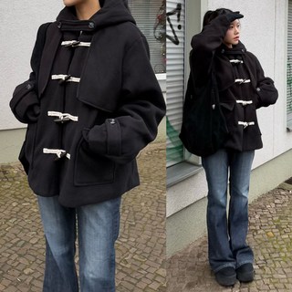 크리민 데일리 더플 후드 떡볶이 코트 남녀공용