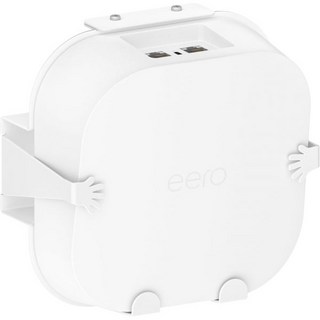 Eero Pro 6e 마운트 및 6 메시 Wi-Fi 라우터 벽걸이 선반용 리무스 금속 - 와이어 정리함이 있는 벽걸이용 공간 절약 브래킷 홀더, 1개
