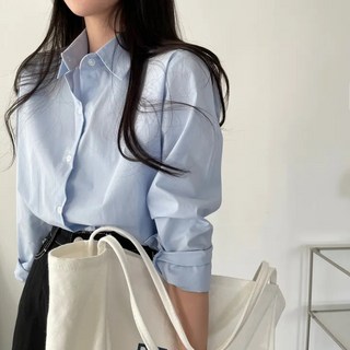 韓國日系襯衫女 長袖休閒百搭韓版秋季短款上衣