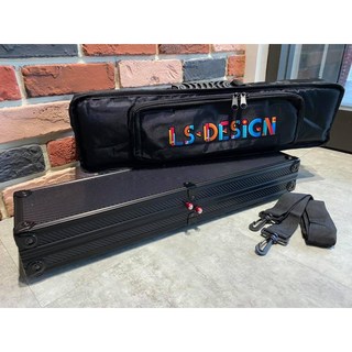 LS 52/13/7 槍箱 - 黑邊藍棉，堅固耐用，防震便攜工具收納箱, 1個