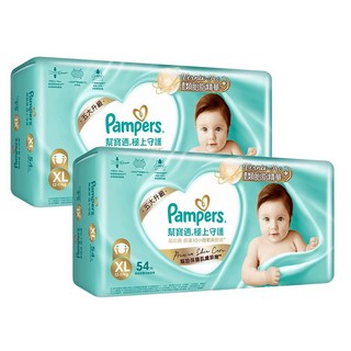 Pampers 幫寶適 極上守護 黏貼型紙尿褲 M 號 78片, 特大碼 (XL), 108個