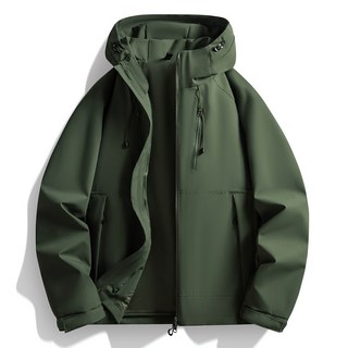防風防水三防情侶沖鋒衣 時尚連帽夾克 戶外運動防風外套