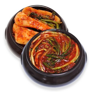 파김치2kg + 총각김치2kg, 4kg, 1개