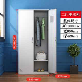 군대관물대 육군 캐비닛 사우나 학교 철제 관물대 학교사물함 락커장 옷장, 2.3mm, 2도어 락커