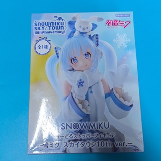 FURYU 初音未來 SNOW MIKU 藍天小鎮10周年速球投手景品手辦 日版全新現貨速發, 1個