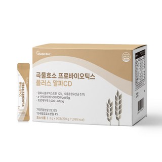 헬로바이오 곡물효소 프로바이오틱스 알파CD 플러스, 1개, 270g