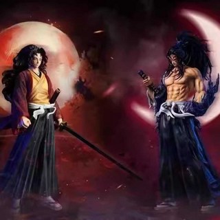 귀멸의 칼날 귀칼 캐릭터 등장인물 렌코쿠 시노부 탄지로 이노스케 젠이츠 아카자 도우마 피규어 굿즈 장식품, 1개