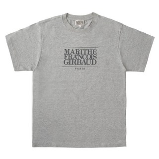 MaritheFrancoisGirbaud 中性款經典短袖T恤 MF01, 灰色 炭灰色
