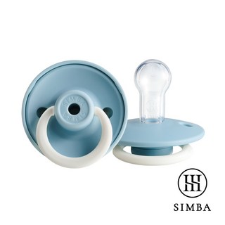 小獅王辛巴 Simba 扭扭圓型安撫奶嘴-全齡適用, 夜光/彈珠汽水, 1個