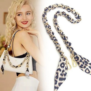 가방 체인 줄 스트랩 신제품 실크 스카프 메탈 교체용 지갑 숄더백 소형 핸드백 직조 핸들 금속