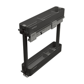 LT망장 헤펠레 우텐시오플러스 베이스 에이전트 소프트클로징 주방 하부양념장 인출선반, 200(545.14.322), 안트라사이트