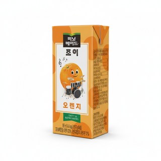 [코카콜라] 미닛메이드 조이 오렌지 195ml x 96팩, 96개