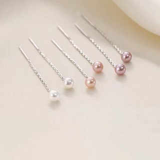 BEAGLE 925銀 4mm珍珠耳線 簡約輕巧 氣質百搭 耳飾