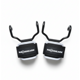 머신암 헬스스트랩 손목 아대 철봉 턱걸이 스트랩 헬스 장갑 풀업 그립, 블랙, 1세트