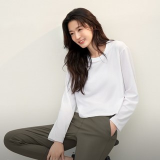 [백화점매장출고] 안다르 에어리센셜 롱슬리브 크롭티