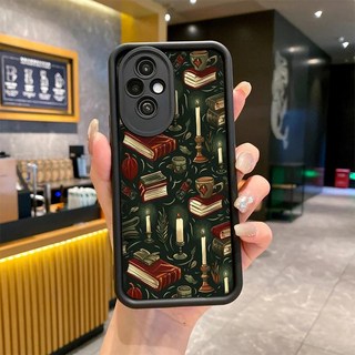 빈티지 꽃무늬 책장 페인팅 폰 케이스 원플러스 노드 라이트 소프트 커버 코크, A. OnePlus Nord 2 5G, 4. JGHCX228J2, 1개