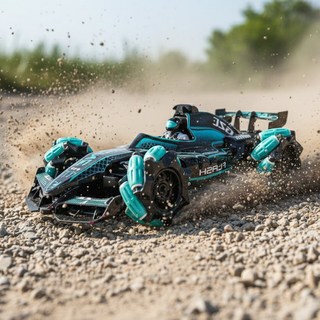 대형 드리프트 RC카 선물 전후 좌우 대각선 주행 입문용 경주용 RC카, 드리프트 RC car 블랙, 1개