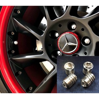 VW 福斯 金龜車 Beetle 1999-2005 1代 鍍鉻銀 前保桿 葉子板 方向燈框 飾貼 改裝, 1個, 輪胎鑲鑽氣嘴帽 每組4入