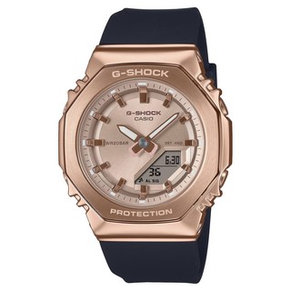 CASIO 卡西歐 G-SHOCK 中型金屬錶殼 20ATM 女性運動手錶 GM-S2110PG-1A4JF