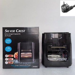 15LAir 智能可視觸摸空氣炸鍋家用烤箱全自動電炸鍋, 15L黑色空氣炸鍋歐規顏色隨機