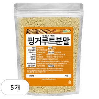 생생드림 핑거루트 분말, 5개, 500g