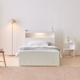 동서가구 온숨 황토볼 온열 2단 4서랍 아쿠아텍스 수납 흙침대, 화이트, 아이보리