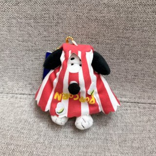 萬聖節 史努比 查理布朗 頭套 斗篷 可愛毛絨玩具 吊飾 10cm 禮物, 1個, 紅白斗篷史努比10cm