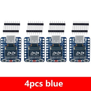 미니 32 C3 42 OLED 와이파이 안테나 디스플레이 개발 모듈 인치 4MB BT C타입 보드 USB 4G 플래시 세라믹, Blue 4PCS