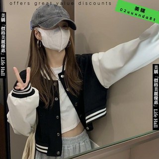 秋季短款棒球外套 女裝薄款長袖外穿美式ins潮