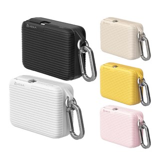 Adam elements VIONTA T1 行動電源 10000mAh 自帶線 輕巧便攜 多色可選, 黑