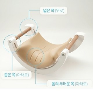 카르마엔터 관절이완 거북목 일자목 치료 교정기 베개 롤링필로우, 1개