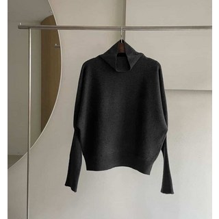 나나 데이트 긴팔 터틀넥 봄 겨울 결혼식 가오리핏 루즈핏 오피스 니트 하객룩 40대 여자