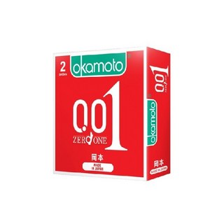 GOODFORIT 岡本001至尊勁薄 ZERO ONE衛生套(2入) ，極致輕薄，享受零距離親密接觸, 1個, 2個裝