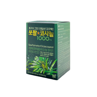 쏘팔코사놀 1000mg x 60캡슐 전립선! 지구력! 건강기능성 원료 5개 100% 전립선 건강관리가 고민이신분 소변이 자주 마려우신 분 소변이 남은 느낌이 있으신분, 60정, 1개