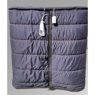 IBC탱크 전기 담요 보온 덮개 온도조절 단열 커버 방한, 가열커버_상단개구부