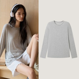 스토리원 여성 프리미엄 울 텐셀 실크 스티치 티셔츠 WM-FWWT037