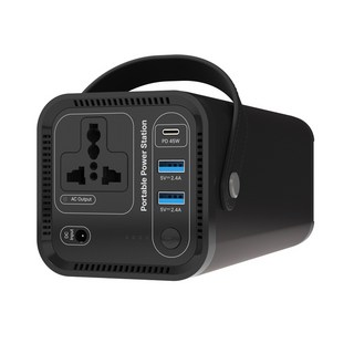 이지넷유비쿼터스 NEXTU NEXT-4016PB-CAMP 차박 캠핑용 파워뱅크 휴대용 220V 대용량 배터리 41600mAh 4016PB, Black