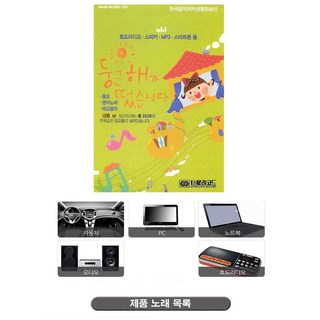 [트롯마켓 228] 둥근해가 떳습니다. 333곡 동요 영어노래 태교음악 USB microSD선택, 둥근해가 떳습니다 USB