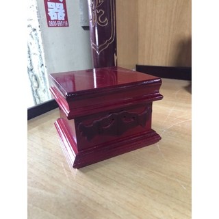 華誠 疊座 5吋6疊3吋 神像 木製疊座, 1個